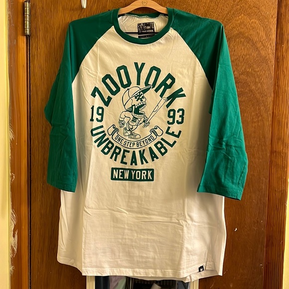 ⚾️ Vintage Rare Zoo York baseball style shirt size XL EUC - Picture 2 of 5